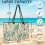 Große Schultertasche für Damen mit Blumenmuster 4