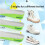 Luftpudeindlægssåler til sportssko stødabsorberende størrelse 7