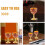 Retro metallshotglas 30 ml 2 st 8