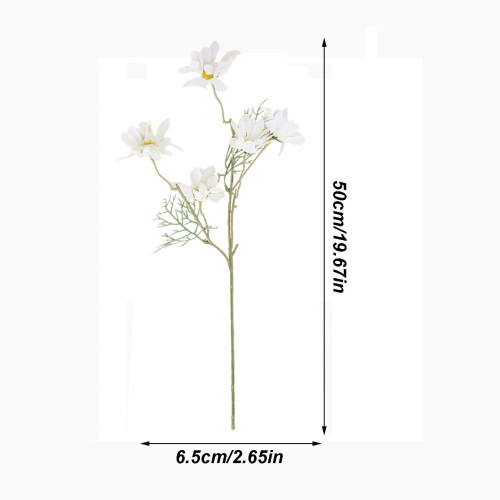 Bouquet di margherite artificiali, 10 pezzi 2
