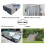 Vanntett solseil 150x200 cm polyester UV-blokk for 4