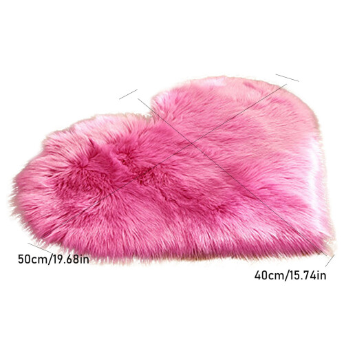 Hjertetæppe Fluffy Microfiber 20x30 tommer 2