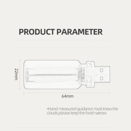 Auto-USB-Nachtlicht LED-Filamentlampe (1 Stück) 2