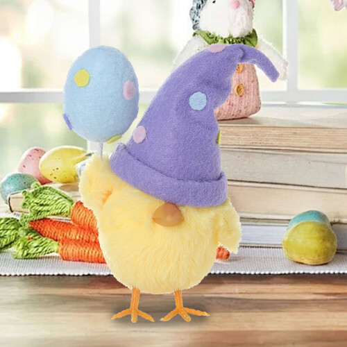 Peluche di pollo pasquale viola, 1 pezzo 1