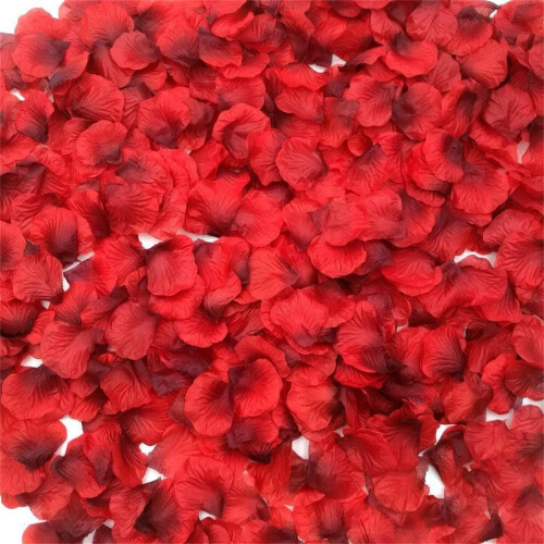 Künstliche Rosenblätter, 5,3 x 5,8 cm, 100 Stück 2