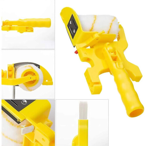 Handgeführtes Farbkantenroller-Set mit 2 Ersatzbürsten 1