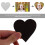 Heart-Shaped Blank Fridge Magnets Assorted Colors 30 Pieces 2
