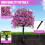 Artificial Topiary Ball Tree with Camellia Flowers Purple 4