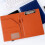 Professional blue padfolio faux leather 1 5
