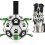Bola de futebol extra grande para cães com alças, 15 cm (6 polegadas). 3