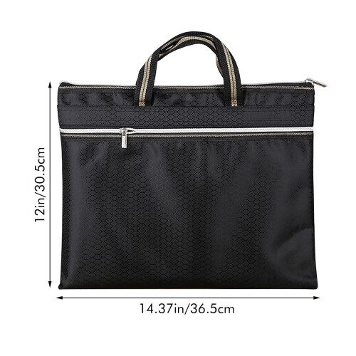 Borsa portadocumenti ignifuga formato A4 con 2 tasche e cerniera 2