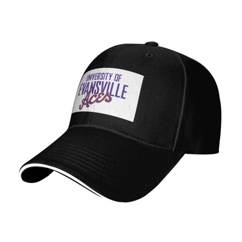 Universiteit van Evansville honkbalpet unisex1 1