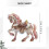 Acryl paard kerstornament 2030 3
