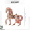 Acryl paard kerstornament 2030 7