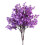 Ramo de paniculata artificial morada de una sola rama 2
