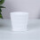 Ceramic resin plastic flower pots thick white colorful 2