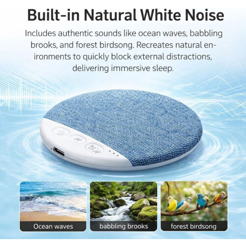 Bluetooth-kussenspeaker met witte ruis-timer en stereo-installatie 2
