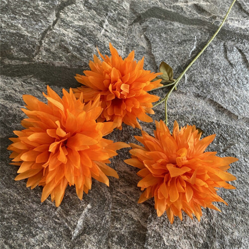 Kunstige Dahlia Blomster Silke Lang Stilk 1 Stk. 1
