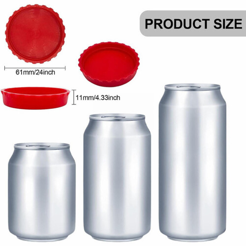 Wiederverwendbare Silikon-Dose mit BPA-Freistellung, 355 ml (12 oz) 2