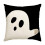 Capas de almofada de Halloween com estampa de esqueleto, 45x45 cm (18x18 polegadas) 2