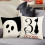 Capas de almofada de Halloween com estampa de esqueleto, 45x45 cm (18x18 polegadas) 4