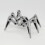 Aranha Mecânica de Brinquedo, Impressa em 3D, com Seis Pernas e Movimentos. 2