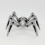 Aranha Mecânica de Brinquedo, Impressa em 3D, com Seis Pernas e Movimentos. 5