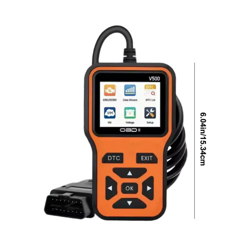 OBD2Scanner V500 για διάγνωση φώτων κινητήρα, οχήματα 1996+ 2