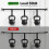 Sort justerbar gardinstang 122-138 cm, 2-pak 4