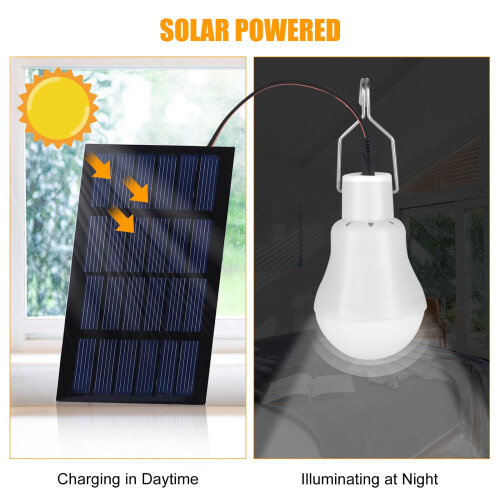 Solar-LED-Außenlampe 3W wiederaufladbar 1