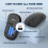 Combo tastiera e mouse wireless 2.4G ergonomica con clic silenzioso 3