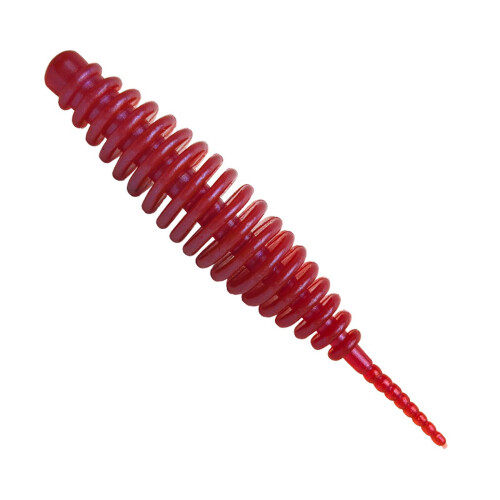 Soft Plastic Worm Baits25mm100pcs for Bass Panfish 1