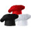 Toque de chef unisexe rouge élastique ajustable 4