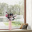 Glasert plastvase til blomsterarrangementer 1 stk 5