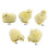 Peluche a forma di pollo, giocattolo di Pasqua per bambini 6