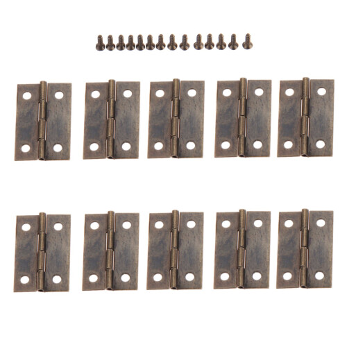 Μεντεσές από μπρούντζο αντίκα 35x22mm 10 τεμάχια 1