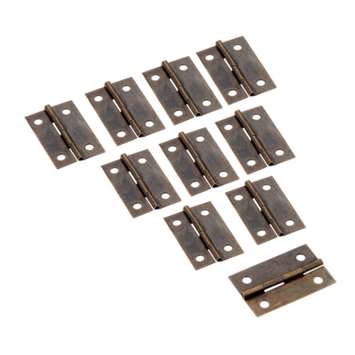 Μεντεσές από μπρούντζο αντίκα 35x22mm 10 τεμάχια 2