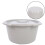 Portable commode pail thickened toilet bucket 1 piece 3