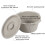Portable commode pail thickened toilet bucket 1 piece 4