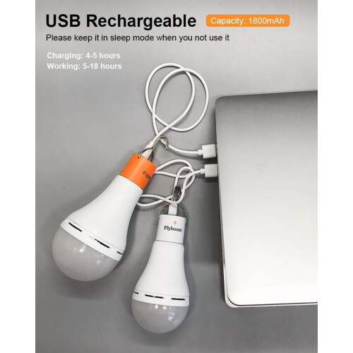Επαναφορτιζόμενη λάμπα USB με τηλεχειριστήριο χρονοδιακόπτη 5 λειτουργίες 1