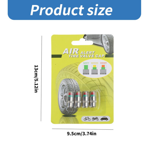 Tire Pressure Gauge with Visual Alerts and Leak-Proof Cap 2