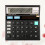 Finansberegner ABS-materiale Simpelt design 1 sæt 8