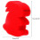 Accessoire éponge lapin magique pour débutants, 1 pièce 5