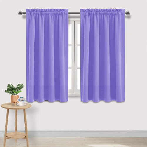 Set de 2 perdele opace termoizolante în stil nordic 2