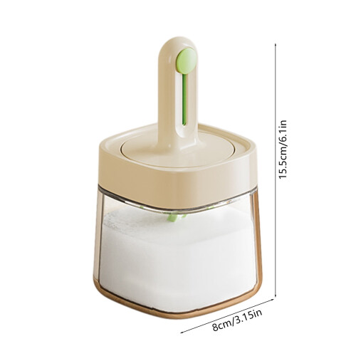 Kryddburkar i glas med lock, 350 ml lufttät, 1-pack 2