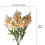 Bouquet de fleurs artificielles réaliste 34 cm 3