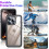 Θήκη iPhone16Pro Max αδιάβροχη IP68 16ft βυθιζόμενη 5
