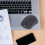Mouse wireless silențios pentru laptop, PC, Mac, negru 3