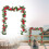 Τεχνητό λουλούδι Silk Rose Vine Red 1 τεμ. 2
