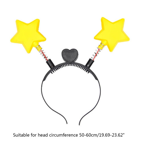 LED-stjerneformet pannebånd for festivalforestillinger 2